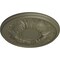 Ekena Millwork Wakefield Ceiling Medallion (Fits Canopies up to 3 5/8"), 11 3/4"OD x 1 1/4"P, Spartan Stone CM11WASSF - alternate 3